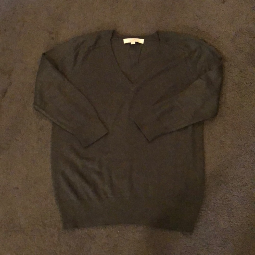 Loft olive sweater size Medium.